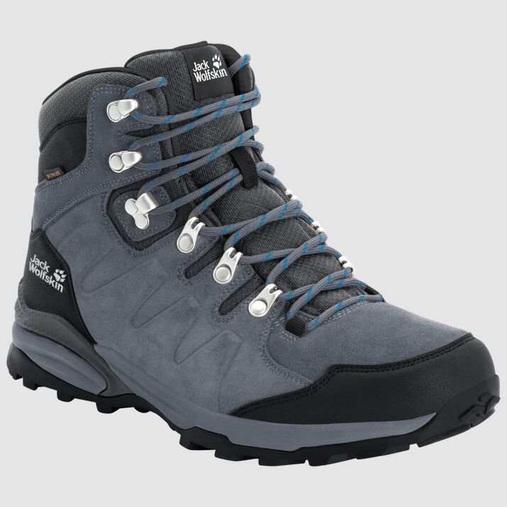 Botas Senderismo Jack Wolfskin Refugio Texapore Mid Hombre Grises/Negros Mexico-6157829